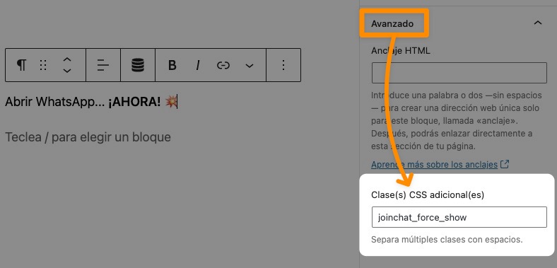 scroll disparador