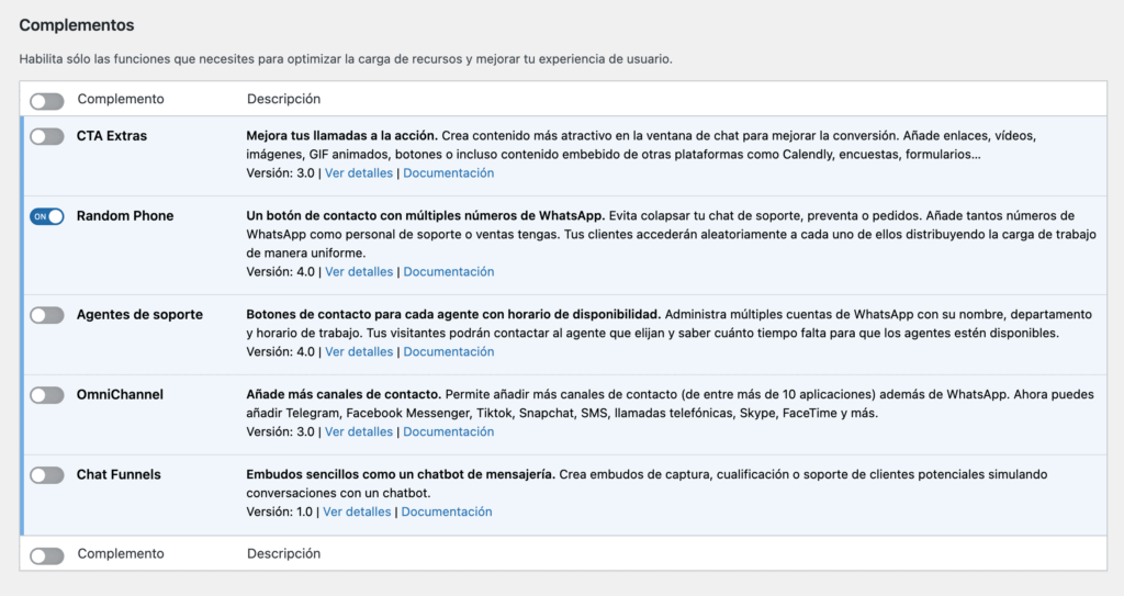 activacion random phone
