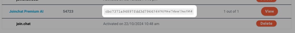 product key